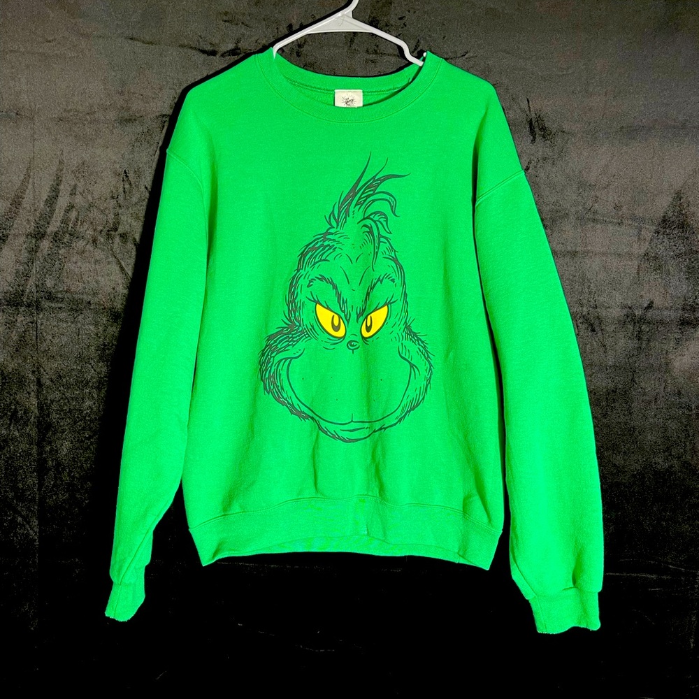 Official Dr. Suess merchandise Grinch crew neck